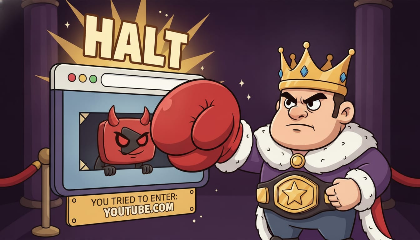 How to Block YouTube with BlockChamp