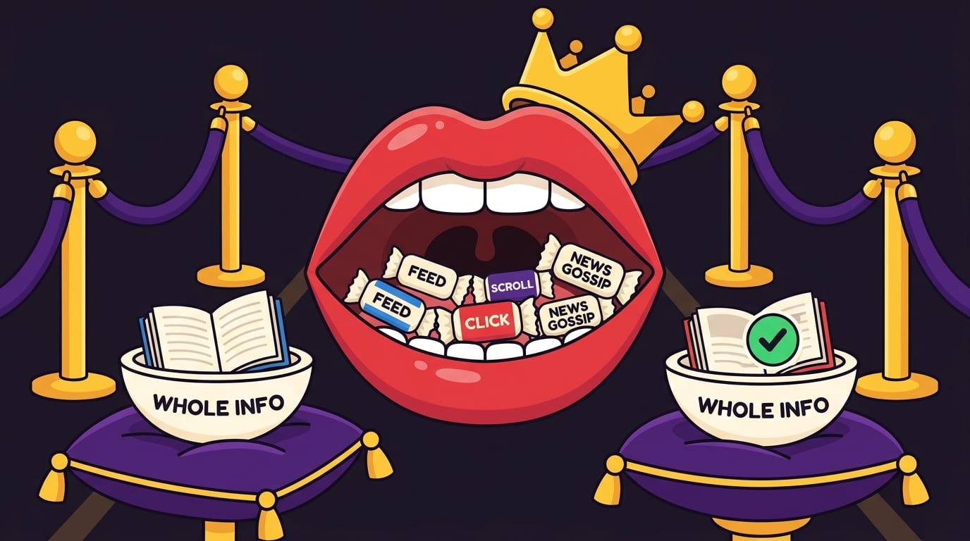 Low-Information Diet: Stop Feeding Your Brain Junk Snacks All Day
