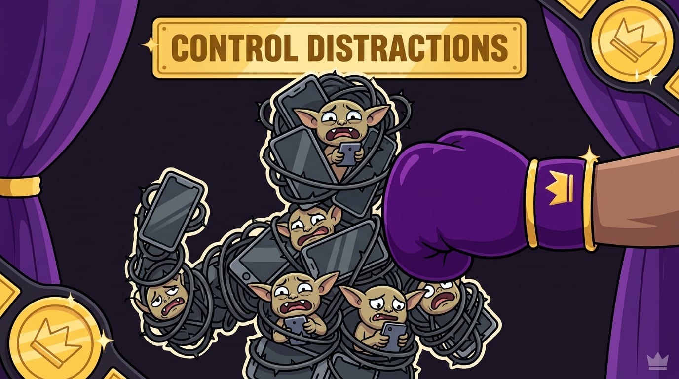 5. Control Distractions Before They Become Emotional Support Gremlins