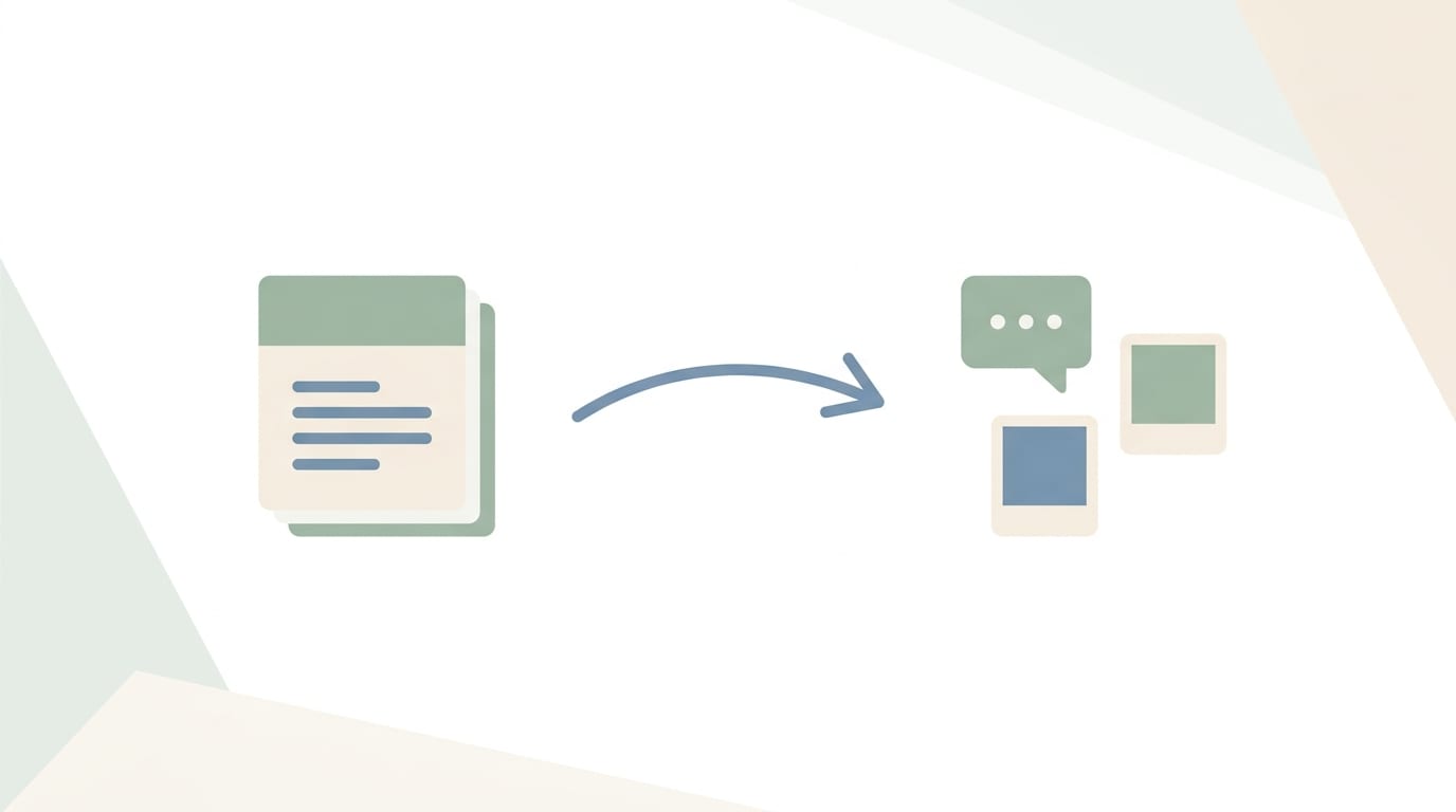 Example: Turning One Blog Page into a Week of Social Posts