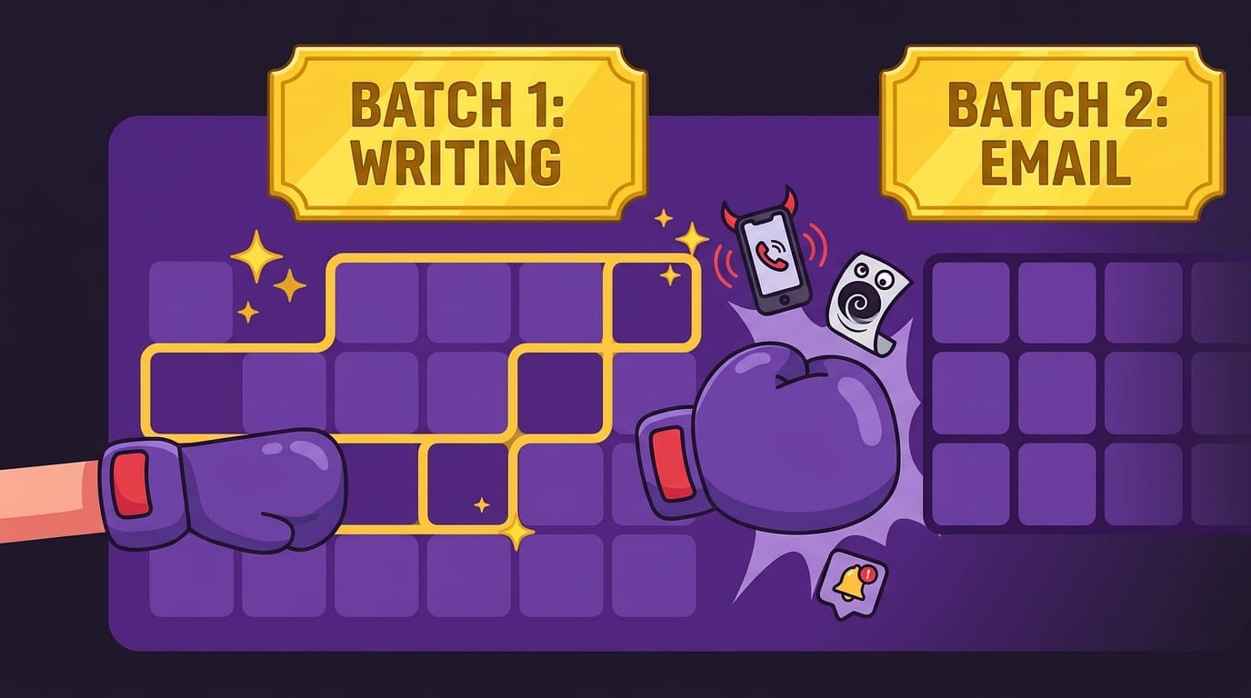 How to Combine Time Batching with Website Blocking
