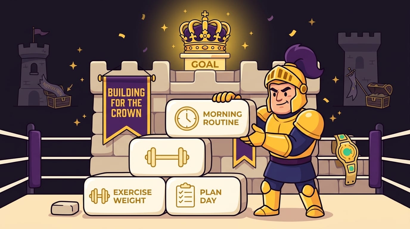 Step 4: Build Habits That Carry the Goal When Motivation Leaves the Castle