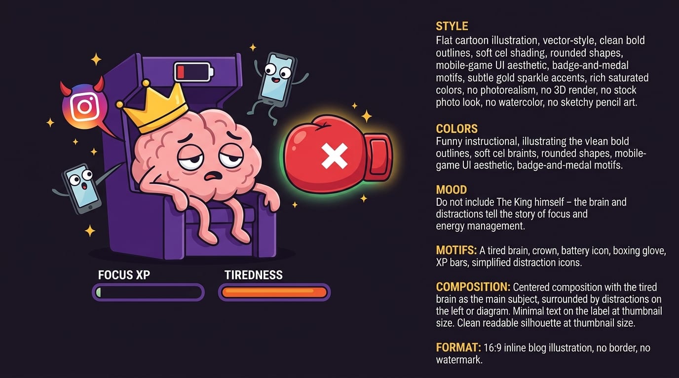 Step 8: Protect Your Energy, Because Tired Brains Love Chaos