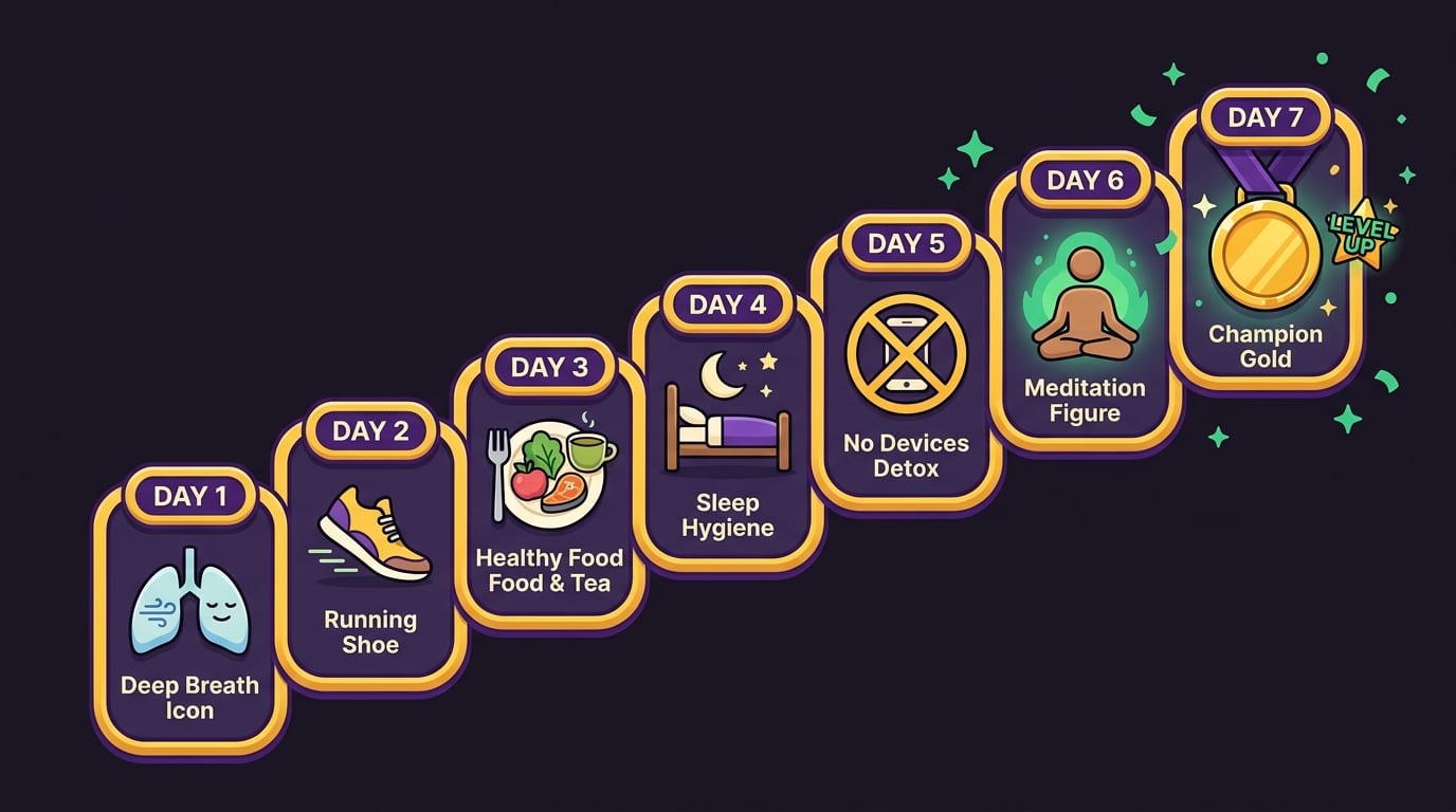 Step 7: Build a 7-Day Cortisol Level Reset Plan