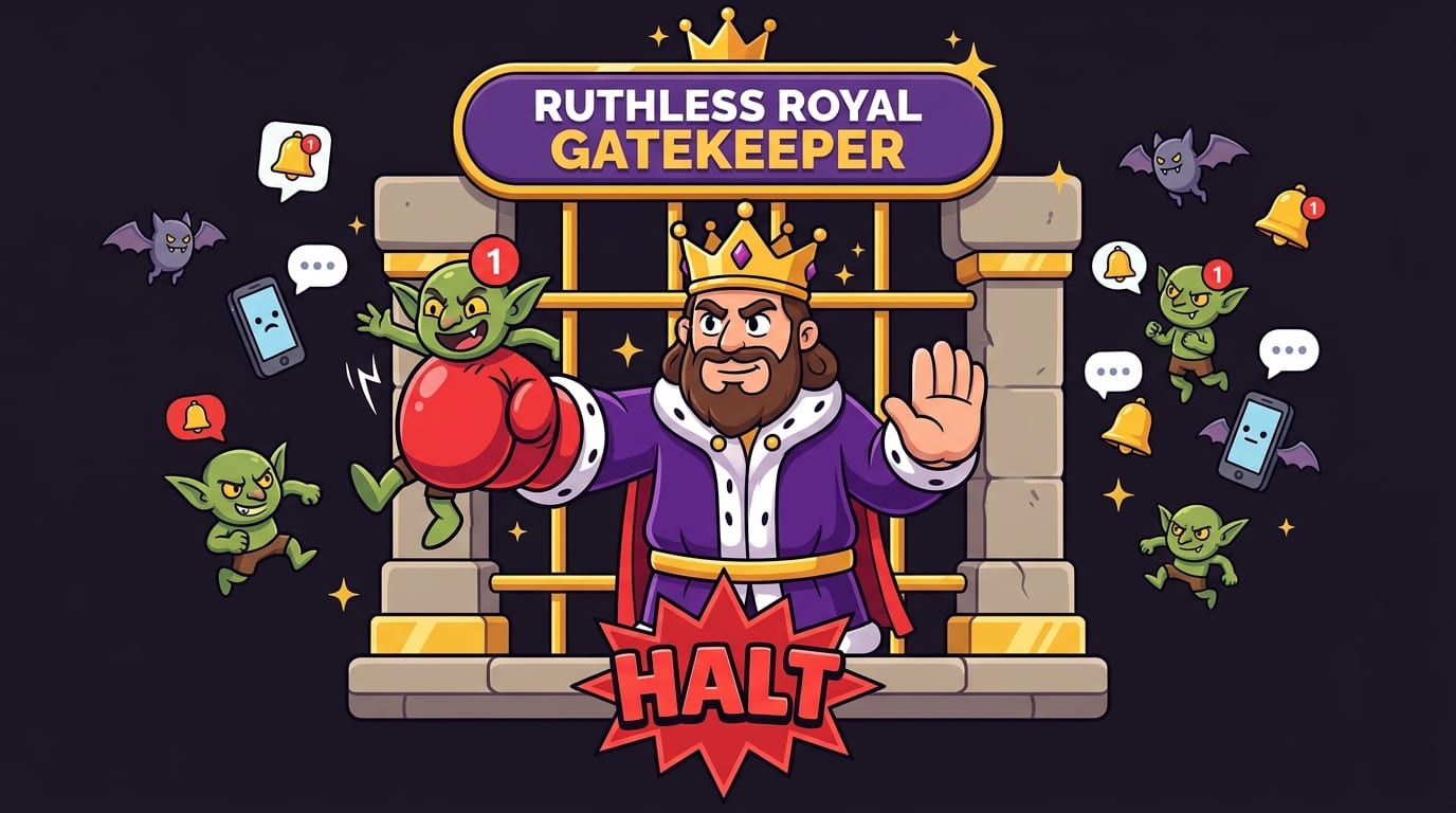 Handle Notifications Like a Ruthless Royal Gatekeeper