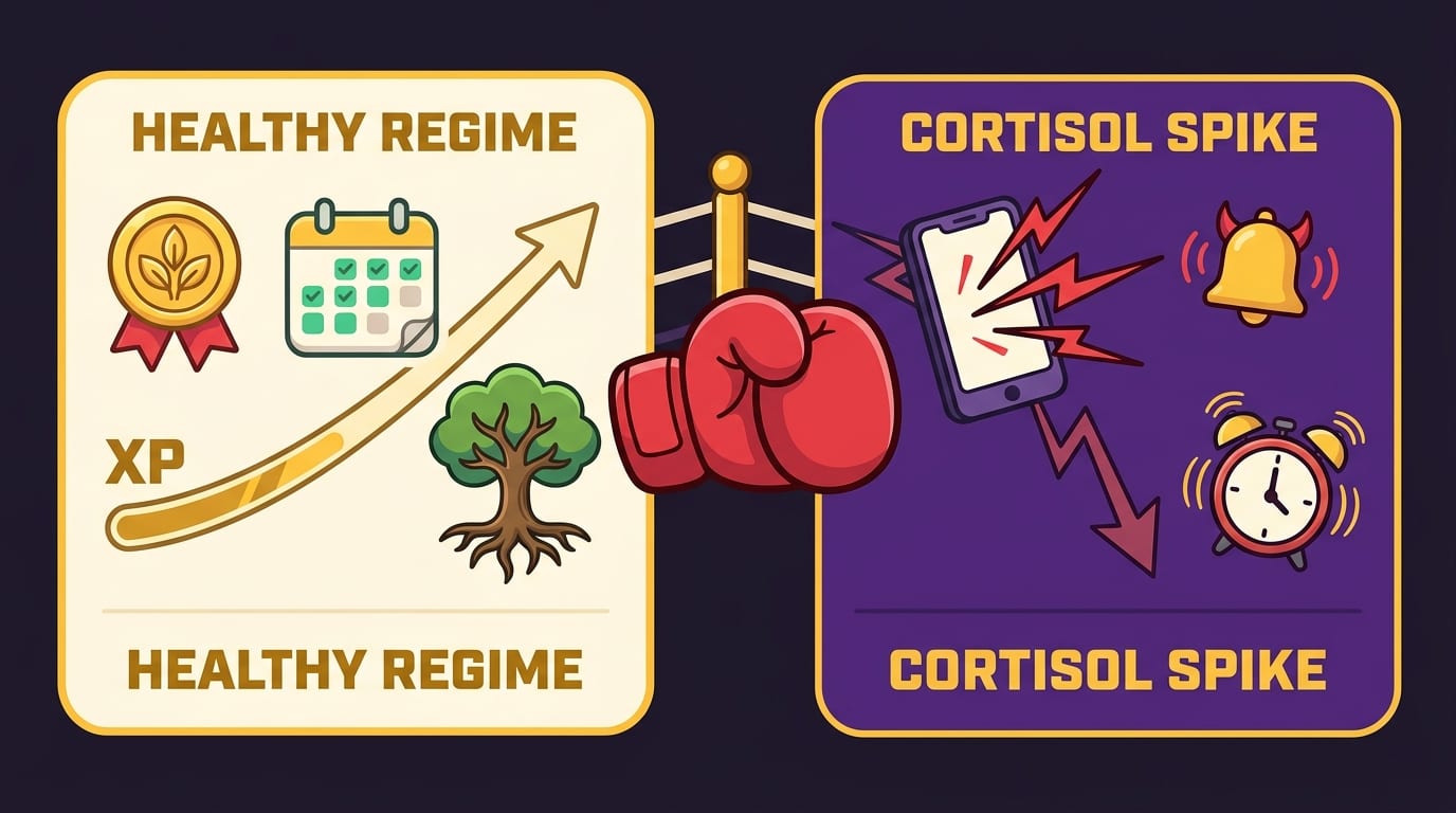 Long-Term Habits That Keep Cortisol From Throwing a Screen Party