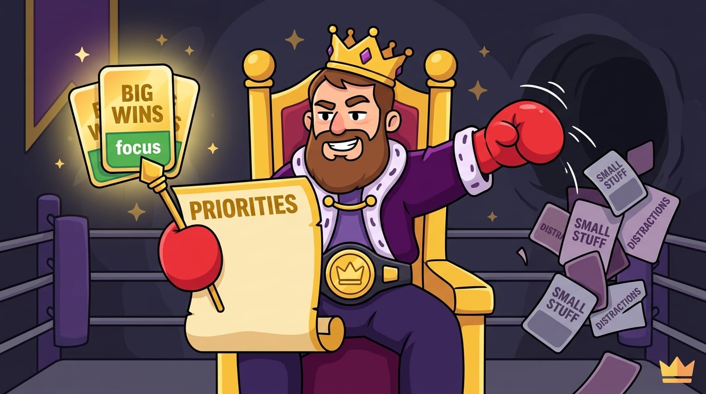 3. Prioritize Like a Ruthless-but-Fair Tiny Monarch