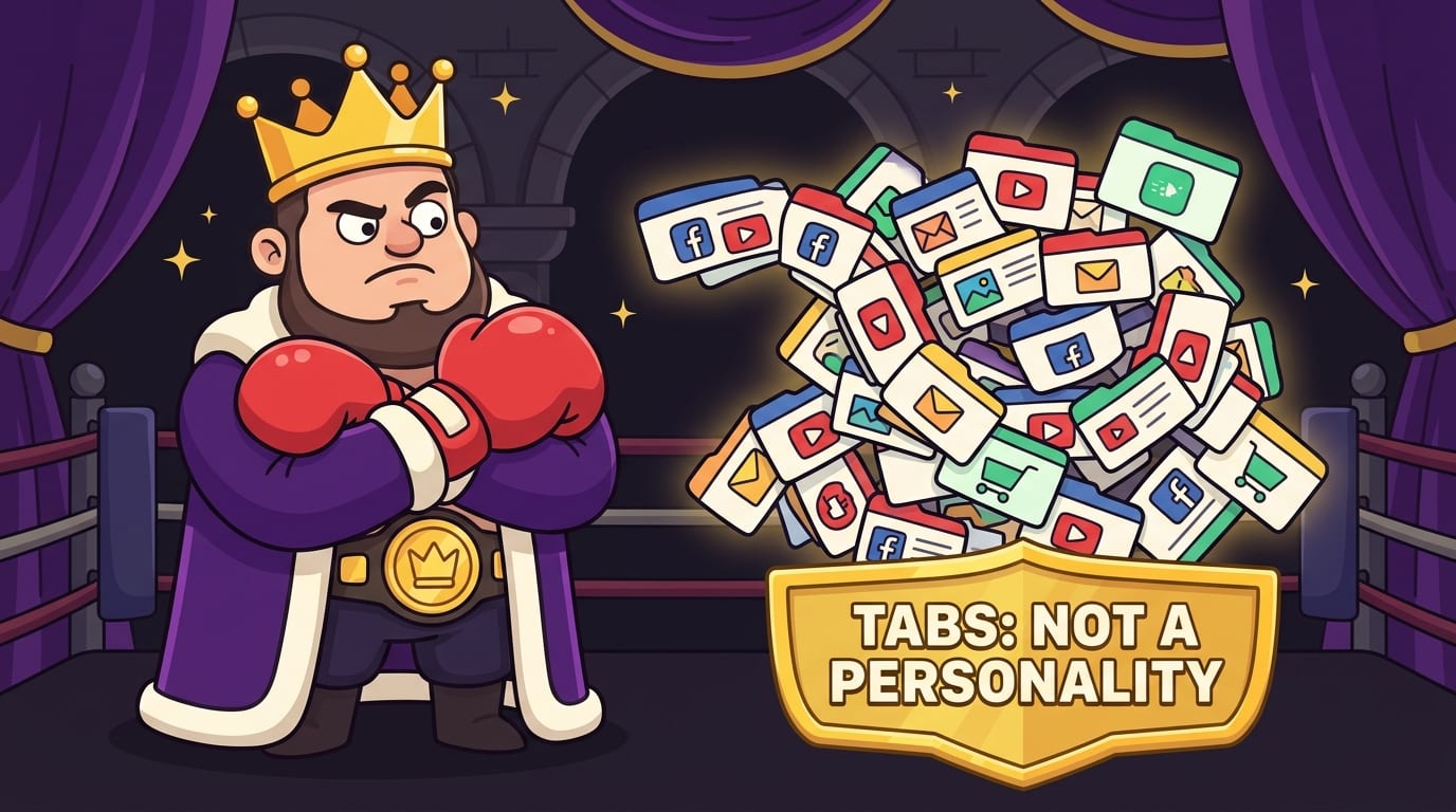 Clean Your Browser: Tabs Are Not a Personality Type