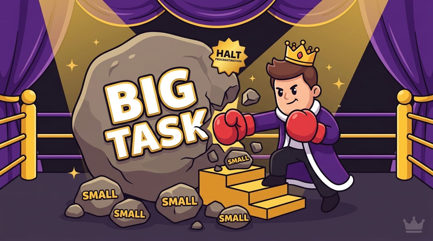 8. Stop Procrastinating by Making Tasks Embarrassingly Small