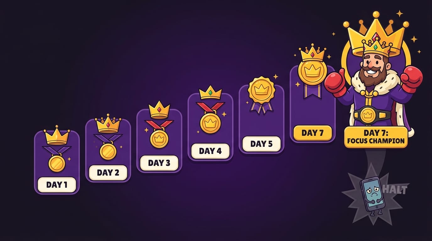 The 7-Day Dopamine Reset Focus Guide: A Practical Plan for Actual Humans