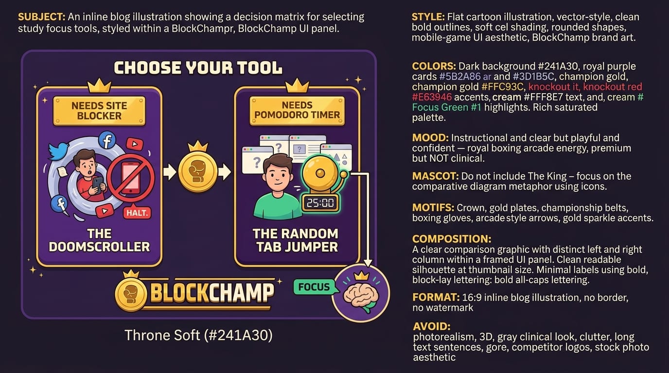 How to Choose the Right Study Focus Tool for Your Distraction Type