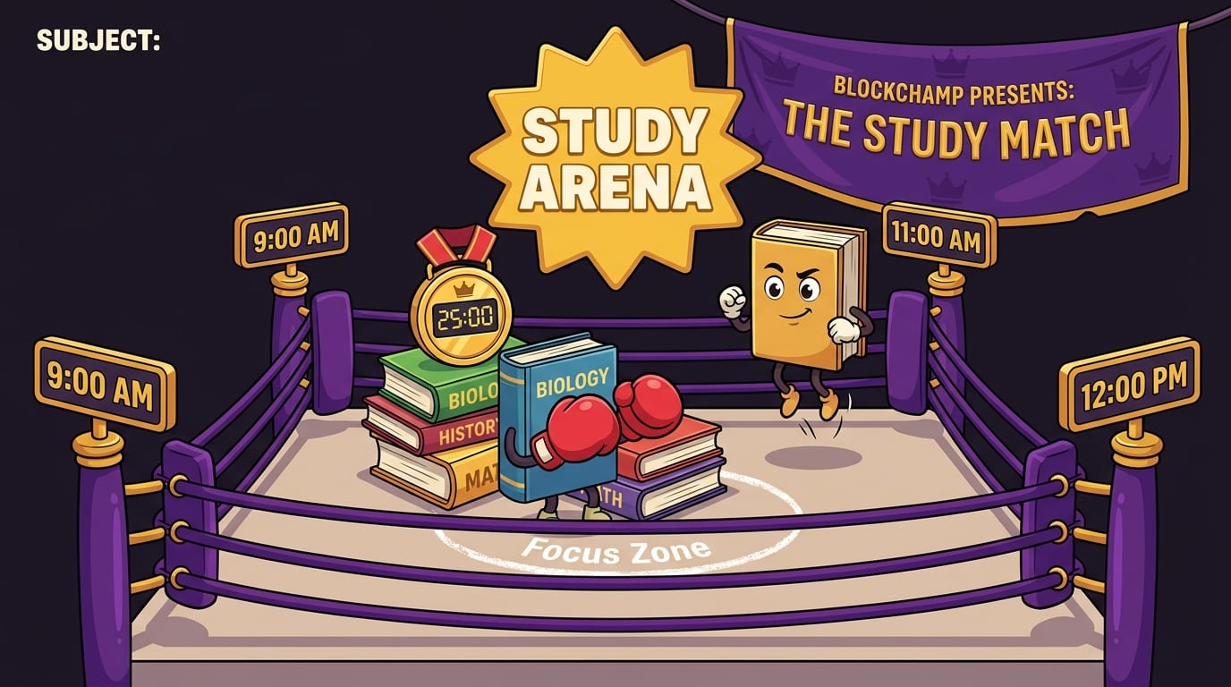 3. Time Blocks: Put Your Study Session in a Tiny Productivity Arena