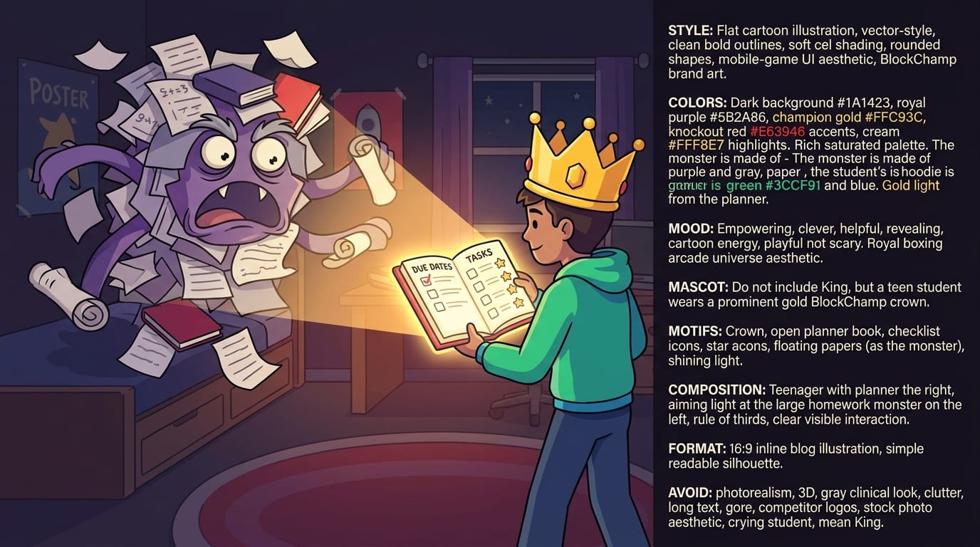Planner Tools: Make the Invisible Homework Monster Visible