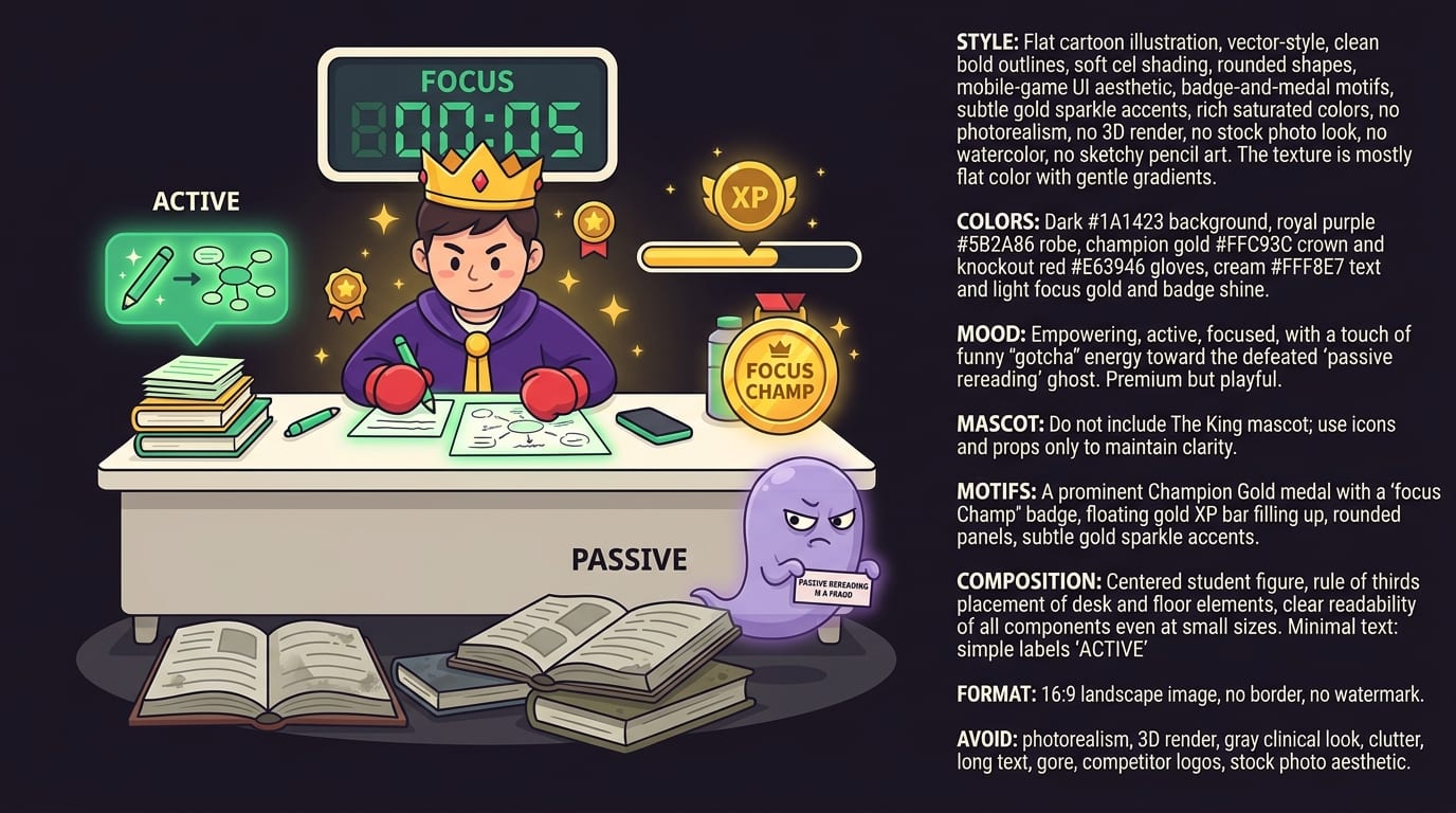 6. Study Actively, Because Passive Rereading Is a Sneaky Little Fraud