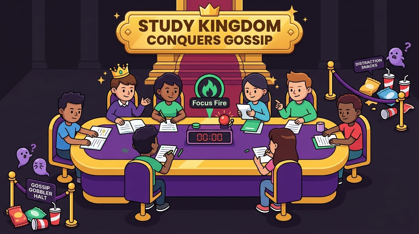 9. Make Studying Social Without Turning It Into a Snack-Based Gossip Festival