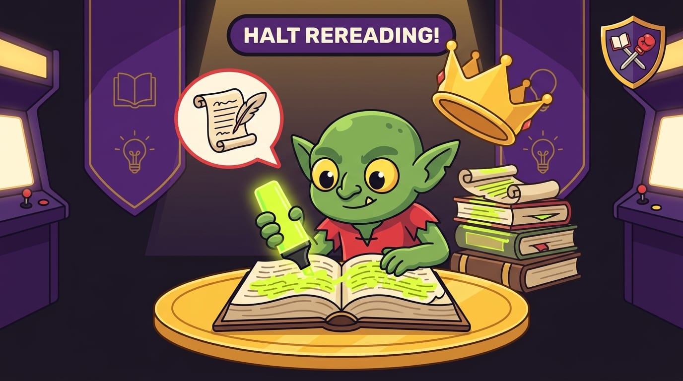 6. Use Active Recall: Stop Rereading Like a Fancy Highlighter Goblin