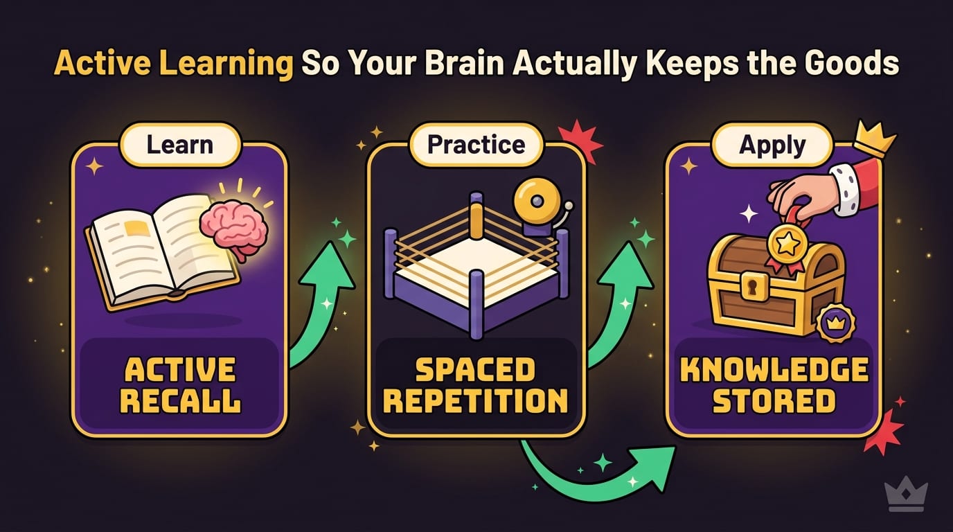 5. Use Active Learning So Your Brain Actually Keeps the Goods