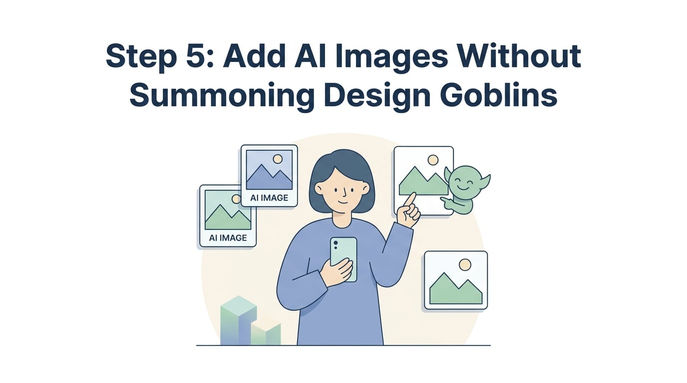 Step 5: Add AI Images Without Summoning Design Goblins