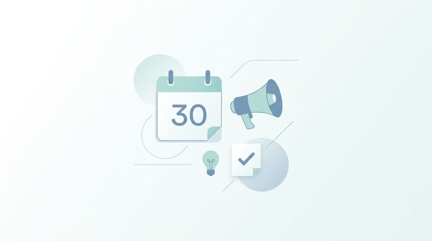 A Simple 30-Day Content Tool Plan for Small Businesses