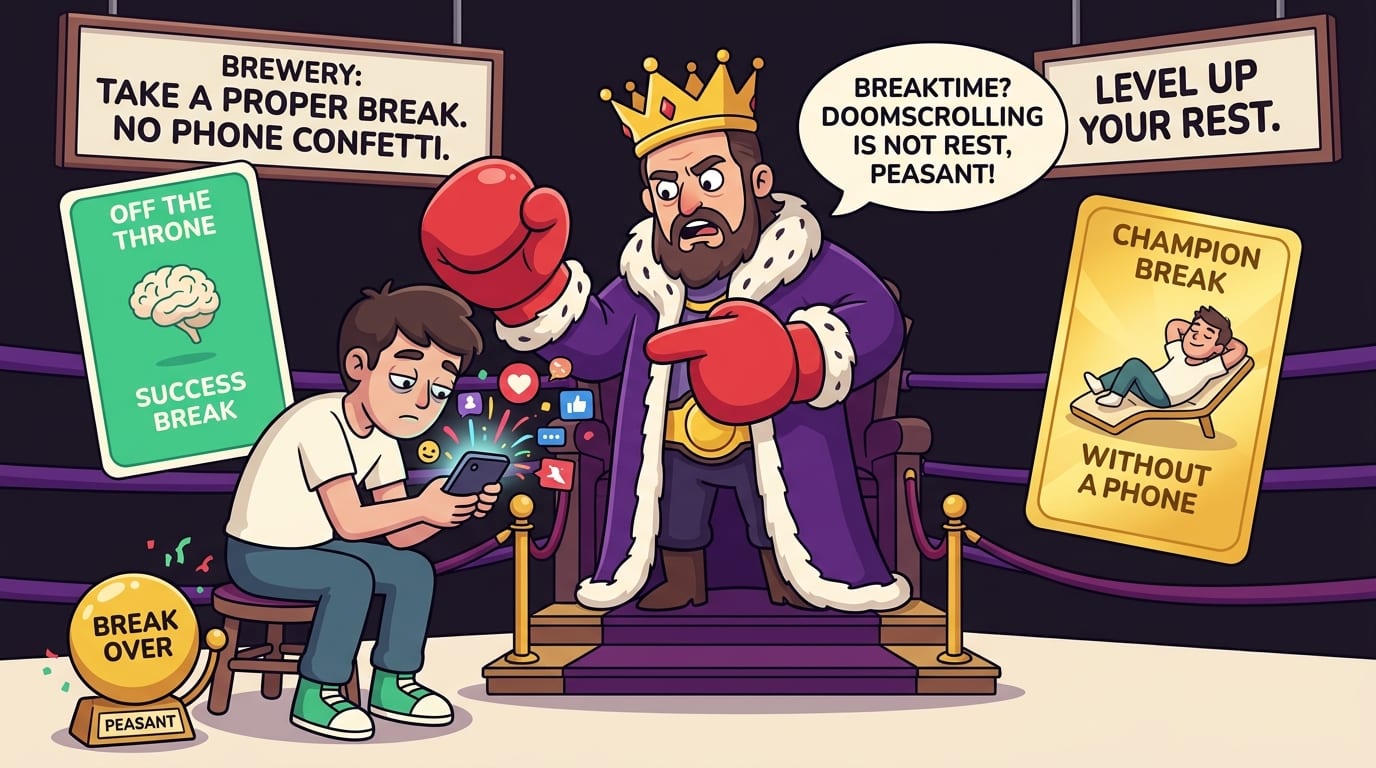 Take Better Breaks: Scrolling Is Not Rest, It’s Brain Confetti