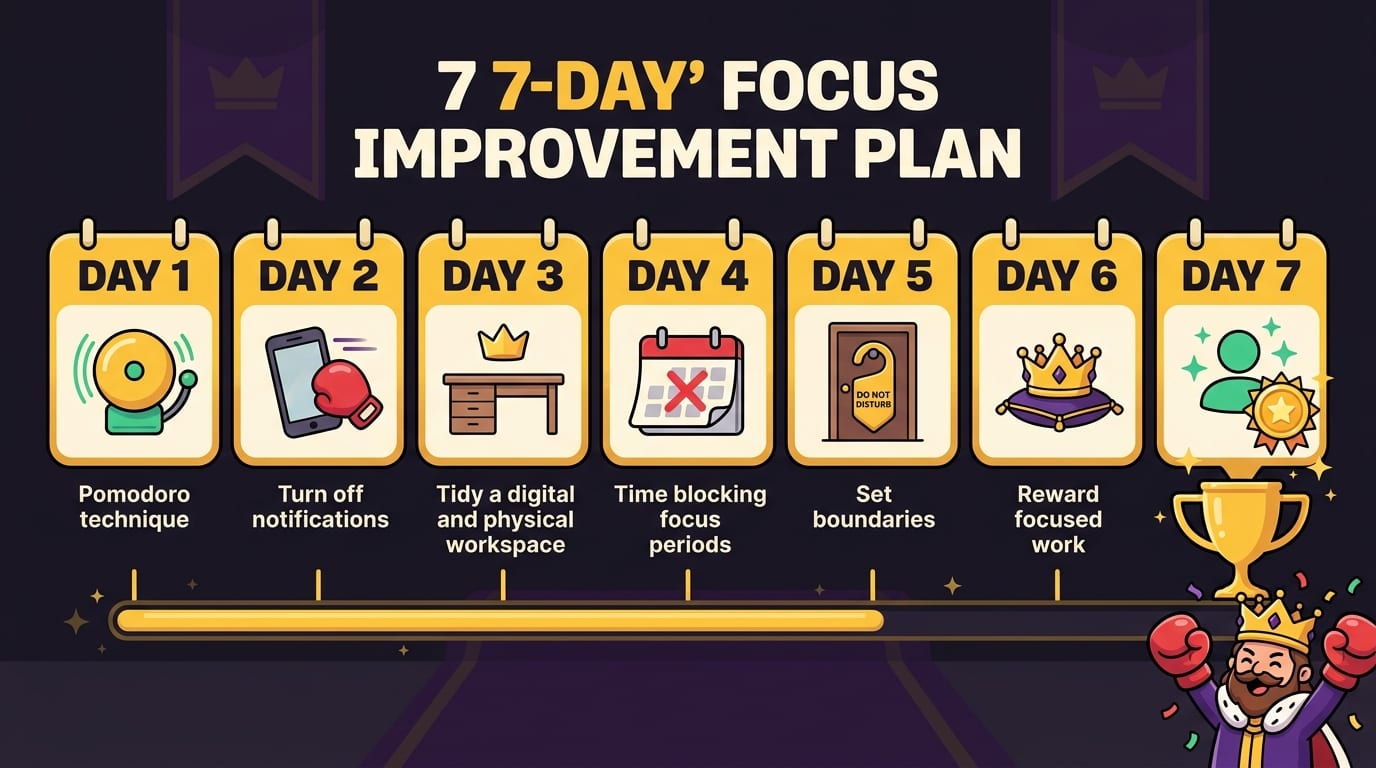 A Practical 7-Day Plan to Improve Focus and Concentration