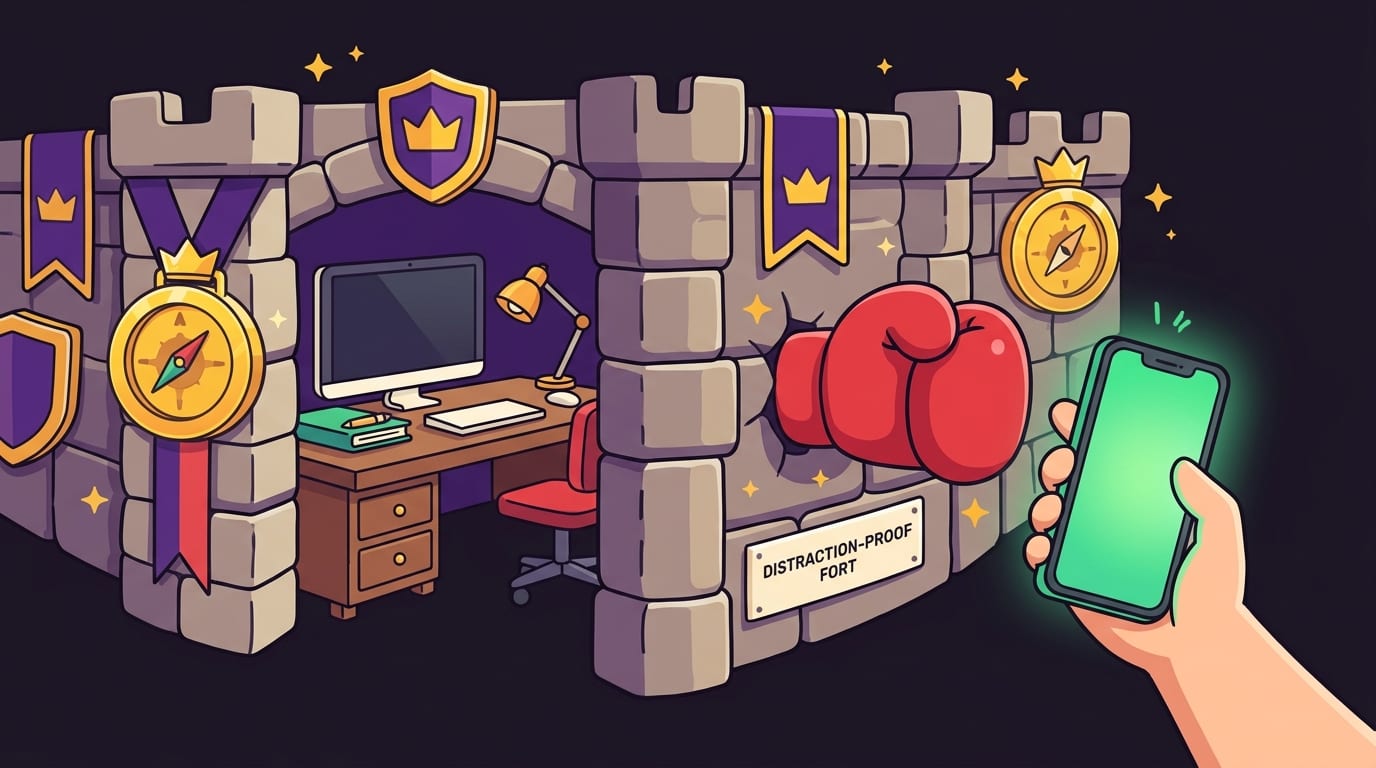 Build a Distraction-Proof Environment Before Motivation Wanders Off