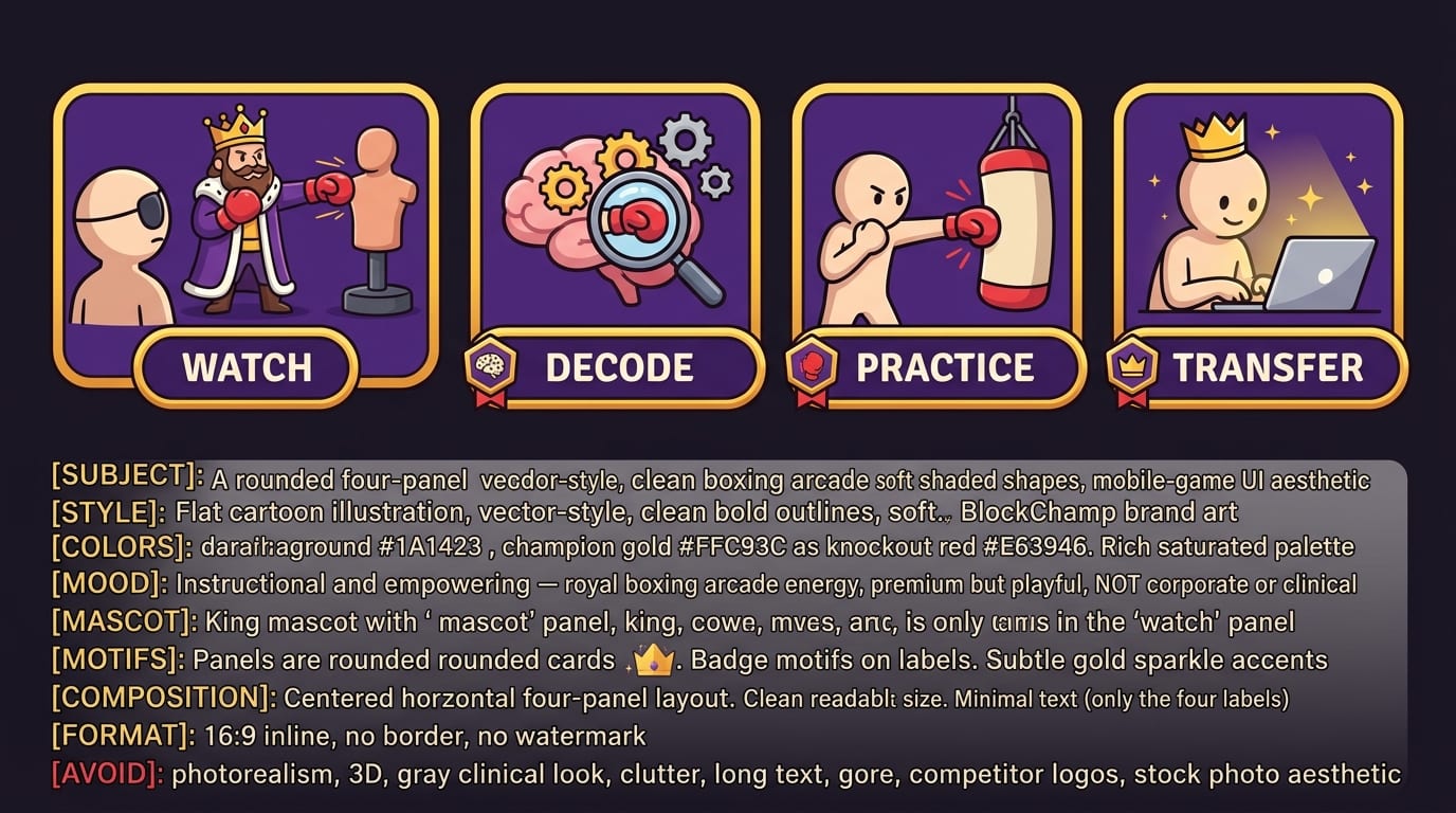 The Four-Step Framework: Watch, Decode, Practice, Transfer