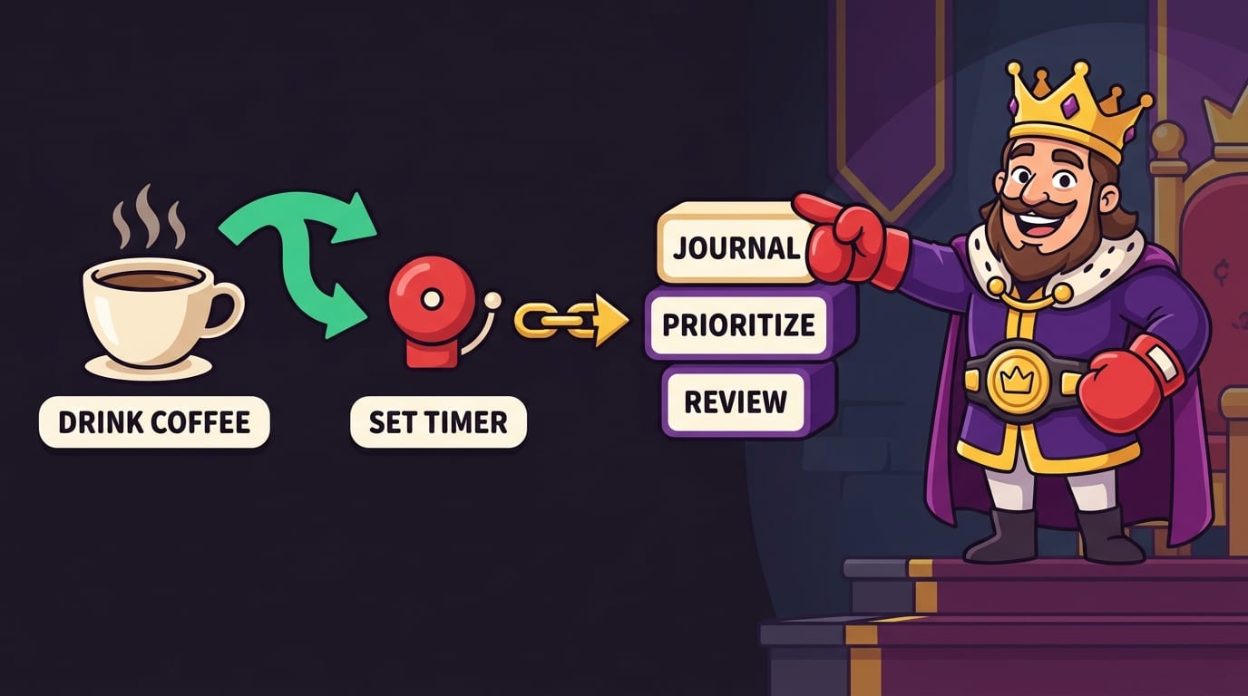 Habit Stacking: Attach Productivity to Something You Already Do