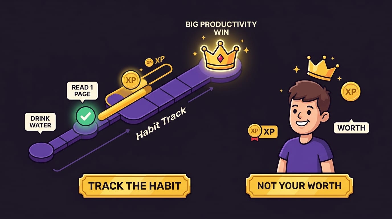 Track the Habit, Not Your Entire Worth as a Human