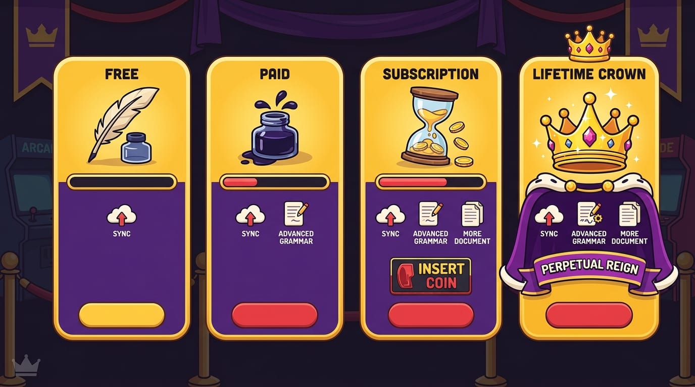 Pricing: Free, Paid, Subscription, or Lifetime Crown?