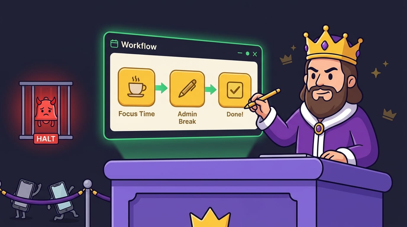 Build a Daily Workflow That Does Not Require Superhuman Discipline