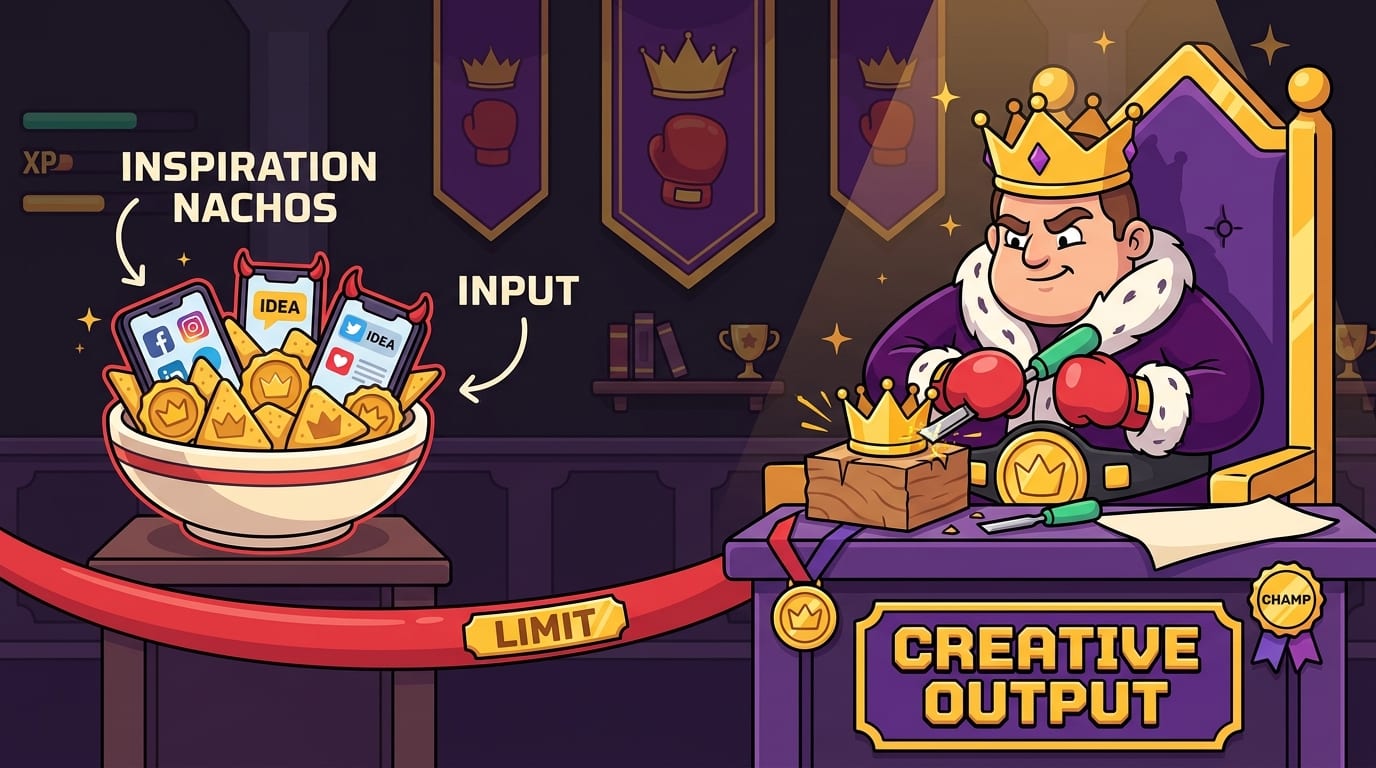 Balance Input and Output: Stop Eating Inspiration Nachos Forever
