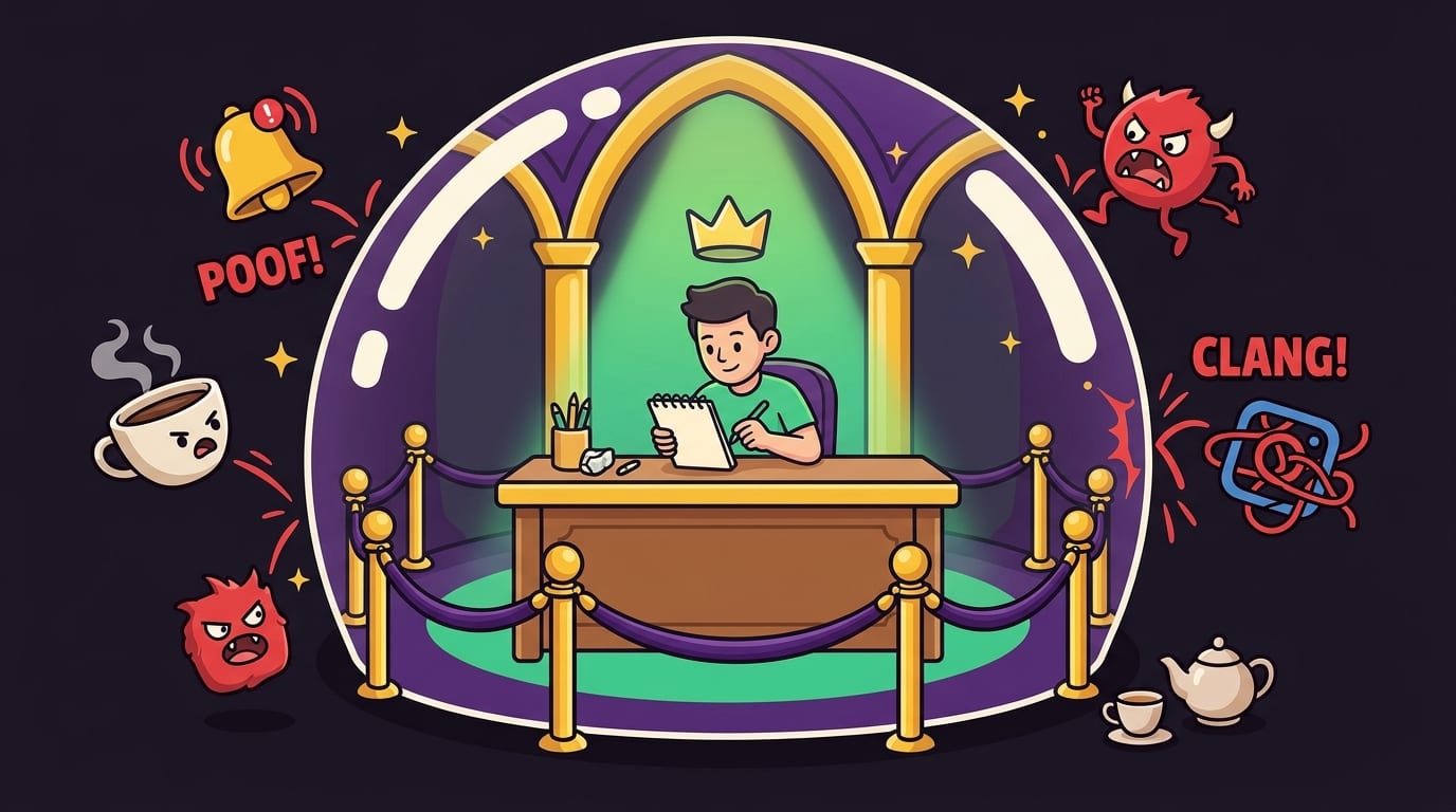Design a Focus Environment That Does Not Invite Chaos to Tea