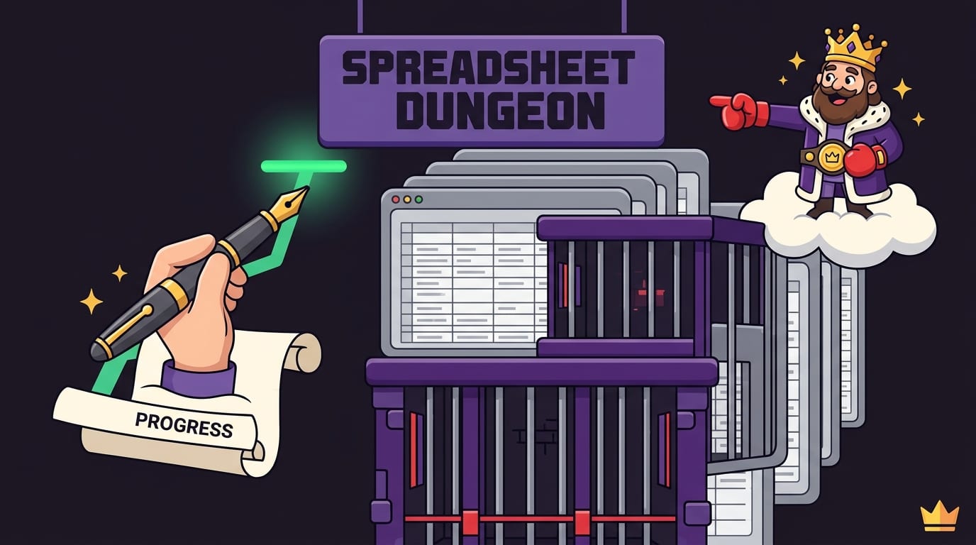 Track Progress Without Turning Writing Into a Spreadsheet Dungeon