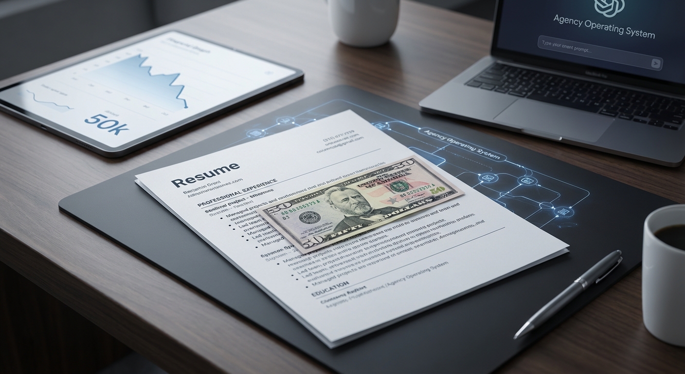 Infographic illustrating the 'Billable Onboarding Gap' and its financial impact on agencies hiring new candidates.