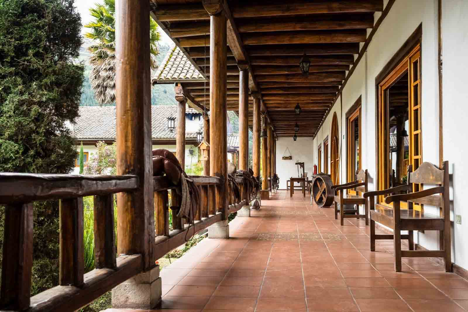 Outside corridor | Hacienda Leito
