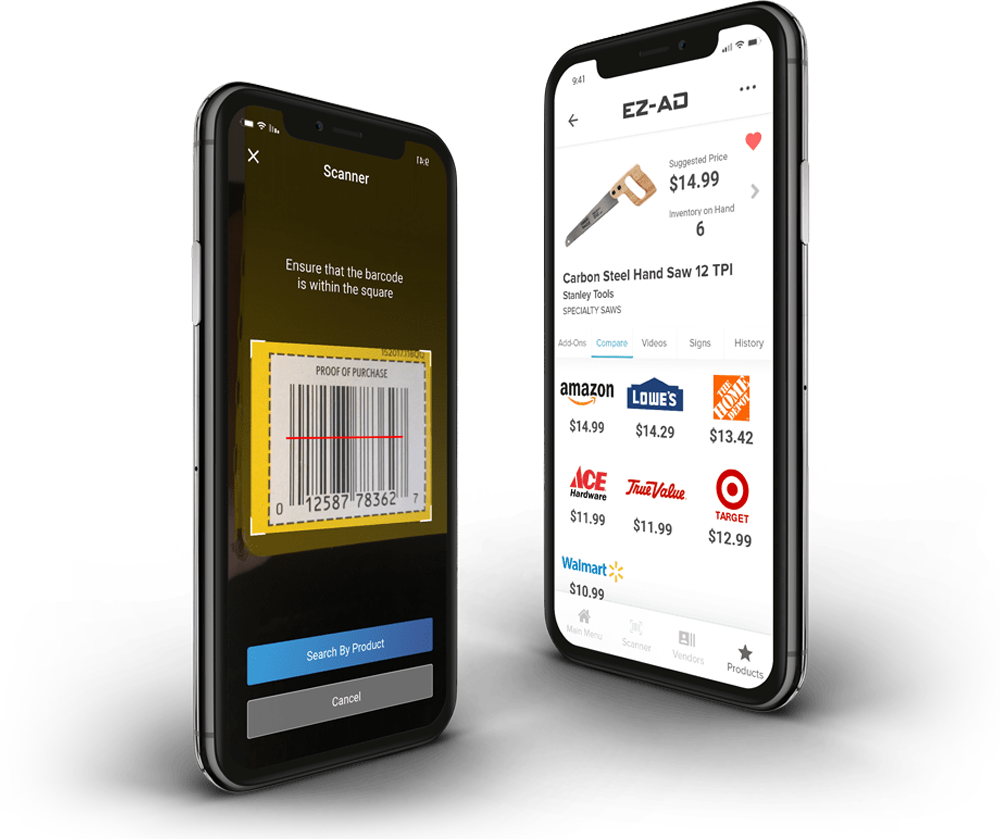 Barcode Scanner App is easy to use and let's you scan any product