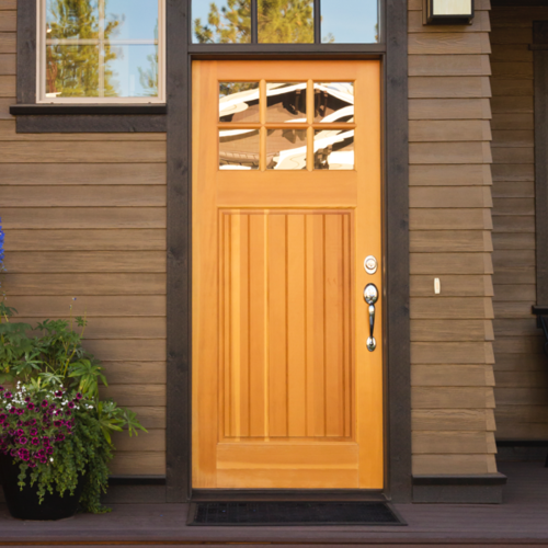 Orange Front Door