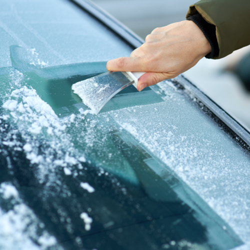 Scraping Windshield