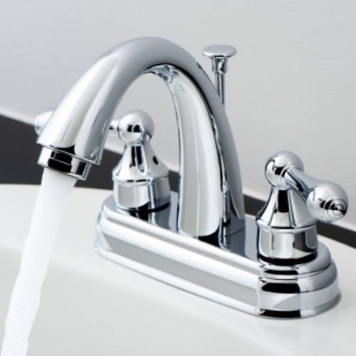 Running Bathroom Faucet