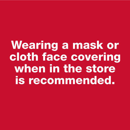 Wearing a Mask is Recommended