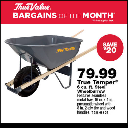 True Temper Wheelbarrow