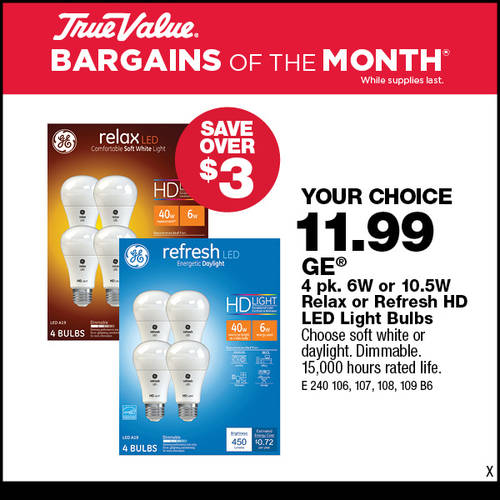 GE LED Bulbs