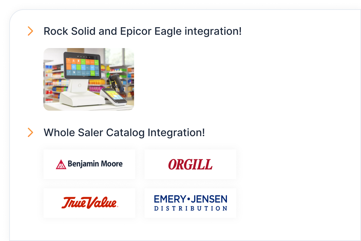 We analyze and correct your POS system and Wholesaler Catalog data against our 8 million product database for you.