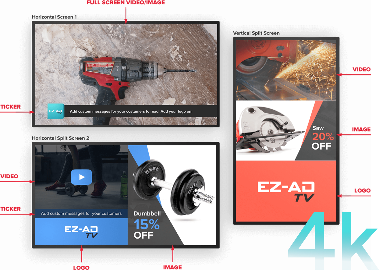 EZ-AD TV | Showcase Digital Signs with Best Digital Signage Player and Digital Signage Display Solution