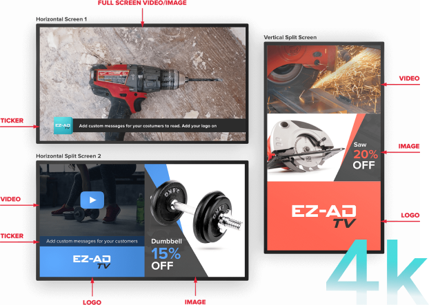 EZ-AD TV Digital Signage