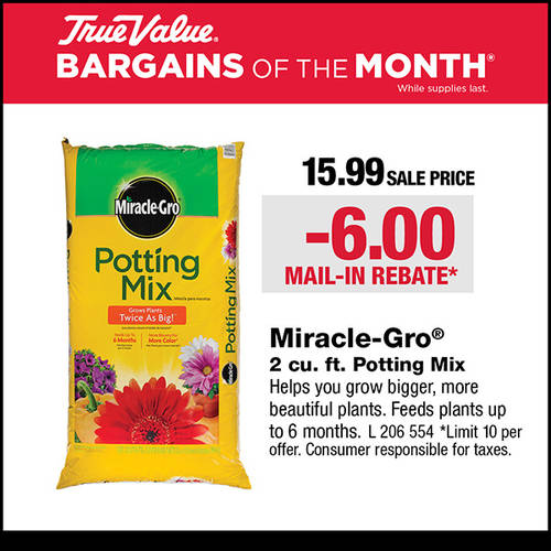 April 2024 BOM Web Builder Tile - Miracle-Gro Potting Mix CT & RI