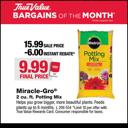 April 2024 BOM Web Builder Tile - Miracle-Gro Potting Mix Rewards