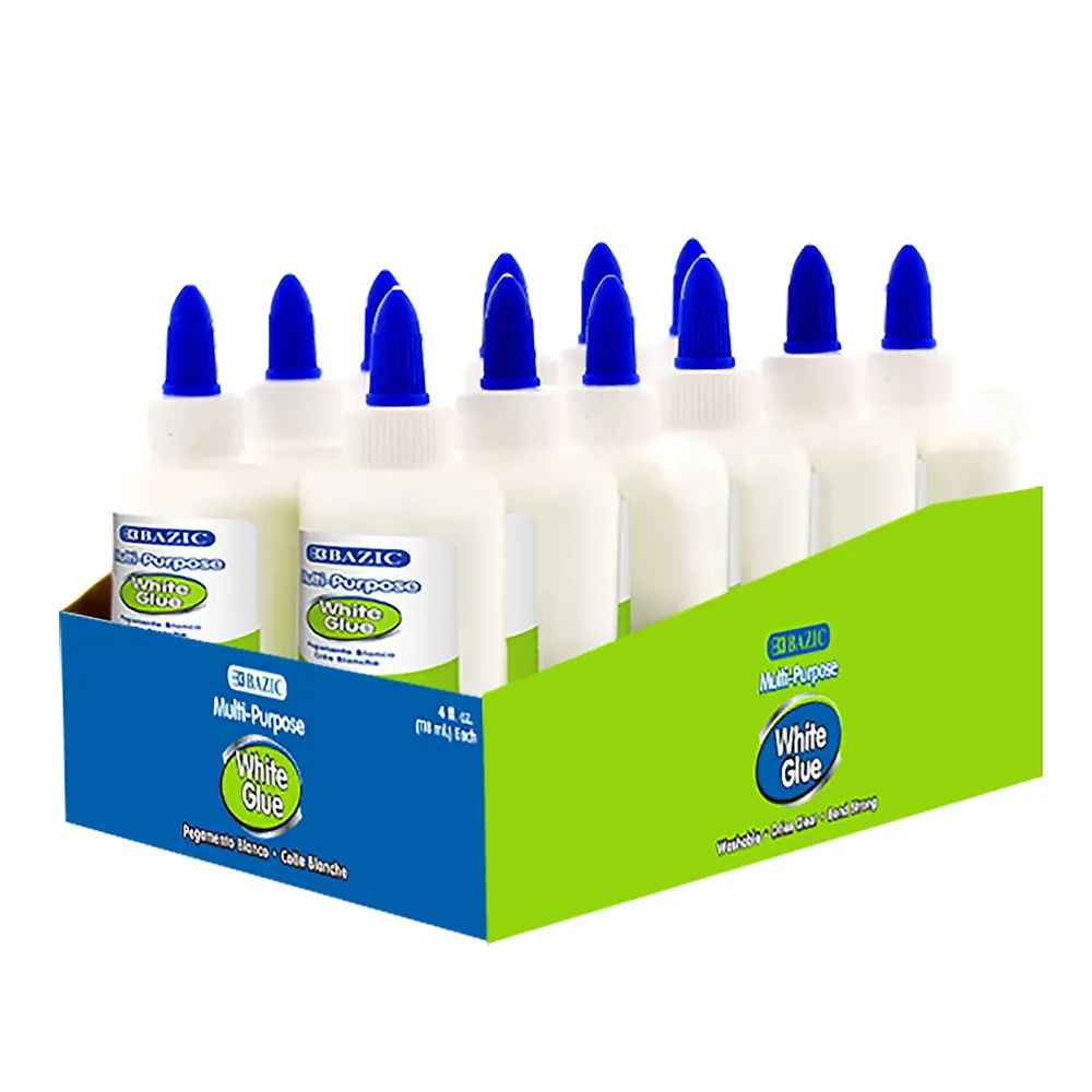 4 Oz. White Glue - 118 Ml With Pdq Display Case Of 48