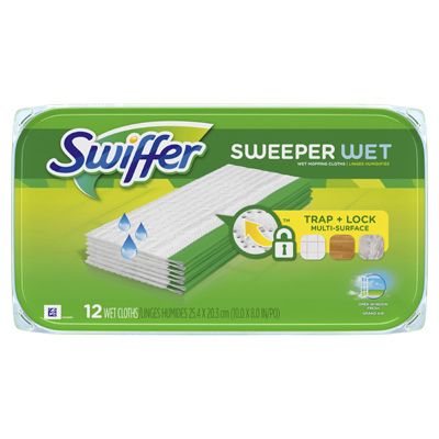 Swiffer Sweeper Wet Cloth Mop Refill (12-Count)